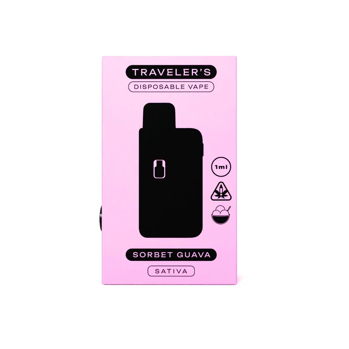 Travellers 1ml Disposable All in One - Sorbet Guava