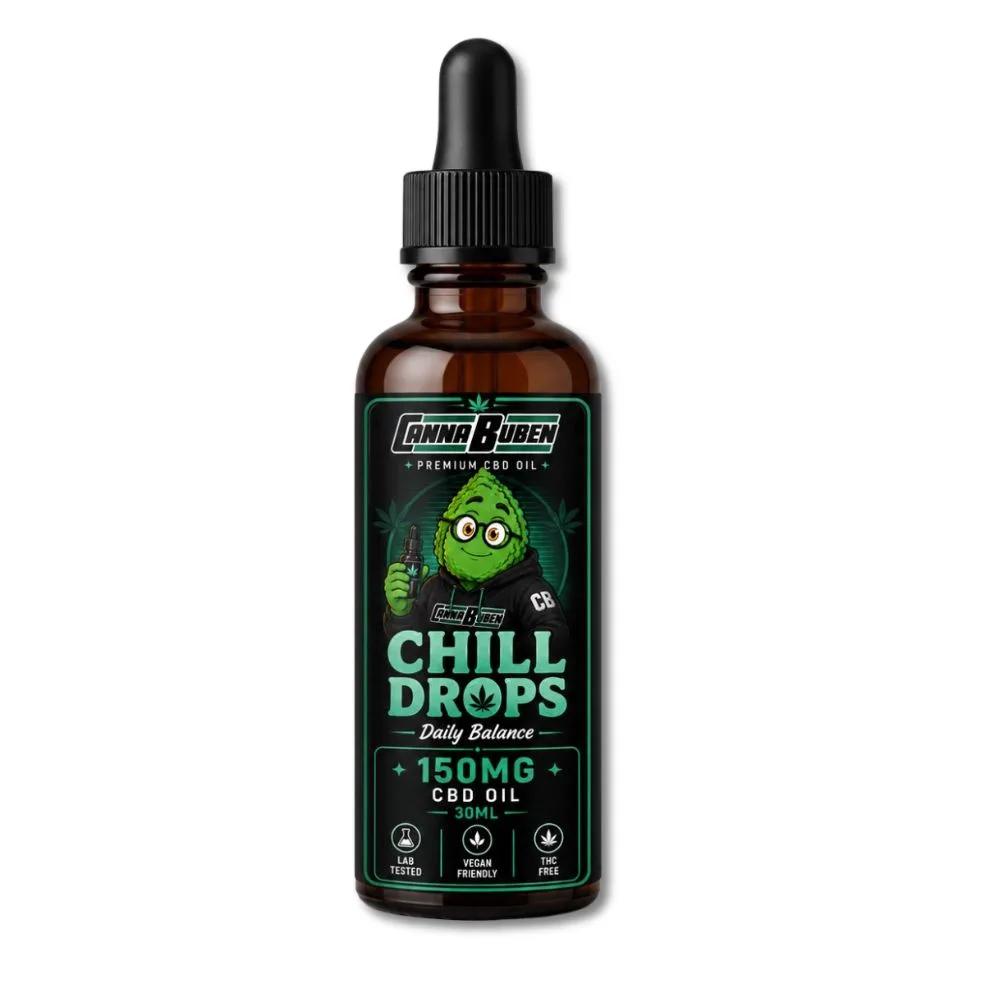 Cannabuben Chill Drops 150mg (30ml) — Daily Balance