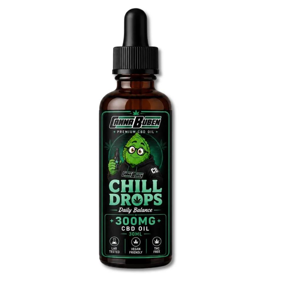Cannabuben Chill Drops 300mg (30ml) — Daily Balance