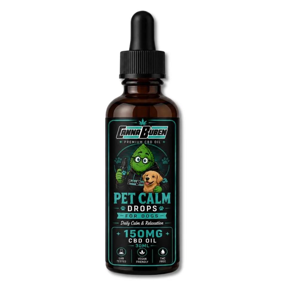 Cannabuben Pet Calm Drops 150mg (30ml) — Dogs